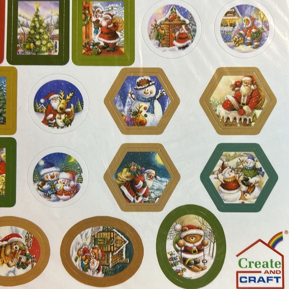 3-D Christmas card kit - Picture 6 of 9